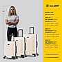 US Army FOX 3-Piece Hardside Spinner Carry-On Luggage Set, TSA Checkpoint Friendly, Sand (USLFOXSML-SAN)~#|#~635F2890-58D7-4D2C-B9E84A810B115D9C_sc7
