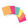 Staples Stickies Standard Notes, 3" x 3" Assorted, 100 Sheets/Pad, 6 Pads/Pack (S-33BR6/52560)~#|#~63605C39-9CA5-4299-96B69C0446B243CB_sc7