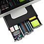 Mind Reader Monitor Stand and Desktop Organizer with 3 Storage Drawers, Black, 2/Pack (2MONSTA3D-BLK)~#|#~6367FDCB-347C-40F6-8B471C83C76E793D_sc7