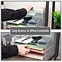 Mind Reader Metal Desktop Organizer Vertical File Holder Paper Letter Tray, Silver (MESHBOX5-SIL)~#|#~6369AE4E-1F2B-4E17-A43E8FE147404AA1_sc7