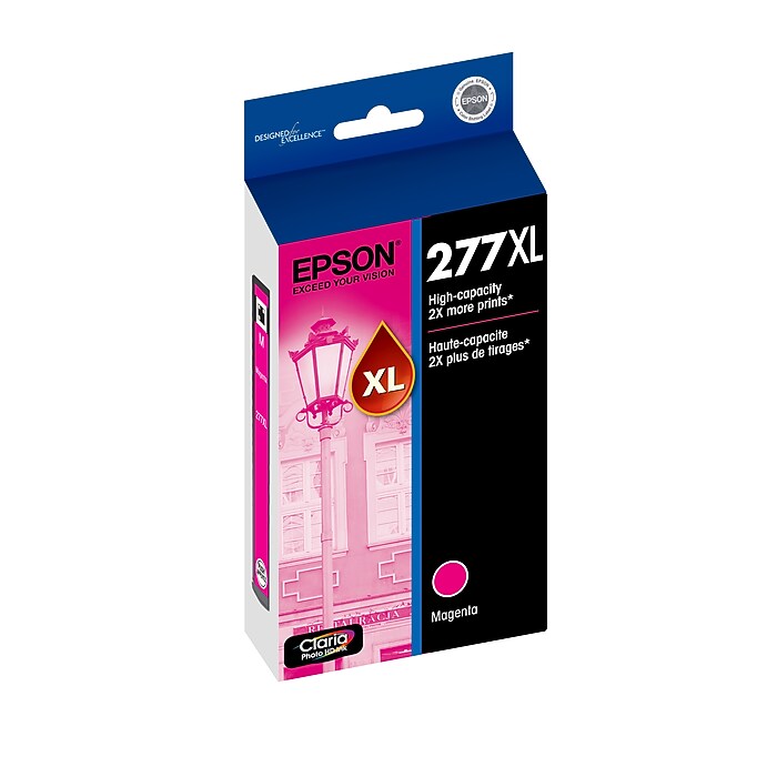 Epson T277XL Magenta High Yield Ink Cartridge | Staples