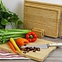 MegaChef  Bamboo Cutting Board Set with Base~#|#~636E9139-1905-423C-A5796C7EA8837A95_sc7