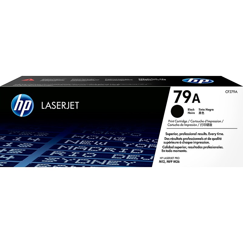 HP 79A Black Standard Yield Toner Cartridge, Prints Up to 1,000 Pages (CF279A) image 1