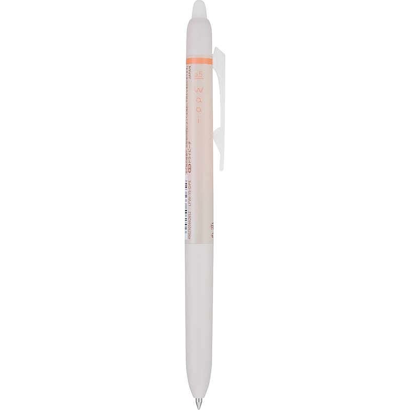 Pilot FriXion Waai Retractable Erasable Gel Ink Pen, Extra Fine Point, 0.5mm, Pale Orange Ink (21080) image 1
