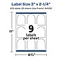 Avery Laser/Inkjet Decorative Edge Waterproof Multipurpose Labels, 2.25"  x 3", White, 225/Pack (94126)~#|#~637B30CE-3332-4331-B85C82CAB006C7C4_sc7