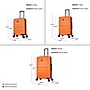 InUSA Trend 3-Piece Hardside Spinner Carry-On Luggage Set, TSA Checkpoint Friendly, Orange (IUTRESML-ORA)~#|#~637DD074-6F44-481E-8B0509E23604B6F8_sc7