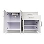 Viva Comfort 36'' H x 48" W Medical Cabinet with Left Sink and 24" Right Side Desk, 4 Doors, 2 Drawers, Gray (902-48LS-GRY-AO)~#|#~63836B9A-F7EF-4B5E-99E5861E440E2612_sc7