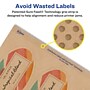 Avery Laser/Inkjet Multipurpose Oval Labels, 2.5" Dia, Kraft Brown, 90/Pack (94058)~#|#~638C62BE-1F90-4FE2-B226DD80E0FE7E38_sc7