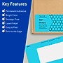 Avery Printable Rectangle Multipurpose Labels, 3" x 6", Bright Blue, 30/Pack (94249)~#|#~638E8D2D-AF39-4DA0-87FECEA25FD7D53C_sc7