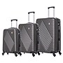 TUCCI TRAVOLA  3-Piece Hardside Luggage Set with Spinner Wheels, Charcoal Geometric (T0808-03PC-CHL)~#|#~6393DBC1-6FBF-4990-A4E99EC608DD2D05_sc7