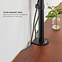 Mount-It! Dual Motor 60"W Electric Adjustable Standing Desk, Hazelnut Brown/Black (MI-18125)~#|#~63963F24-223B-461A-9141D18BB2C96A8F_sc7