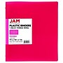 JAM Paper 1" 3-Ring Flexible Poly Binder, Fuchsia Pink (PB75239FU)~#|#~6396F7DC-E9CB-4D5C-8BC47E254B9B9B4D_sc7