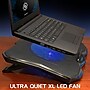 Enhance Cryogen 5 Adjustable Laptop Cooling Pad Stand with 1 Fan, 2 USB Ports, Black (ENGXC50100BLWS)~#|#~63A2CB18-0C66-46E9-962CF12DFF43C7C2_sc7