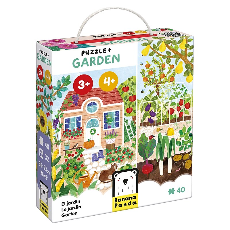 Banana Panda Puzzle + Garden, 34/Set (BPN49351) image 1
