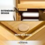 Officemate Bamboo Desk Accessories 2-Compartment Stackable Bamboo Desk Organizer, Natural Wood Grain (71001)~#|#~63A63E6A-D066-4B36-A8BC9530F30B9E34_sc7