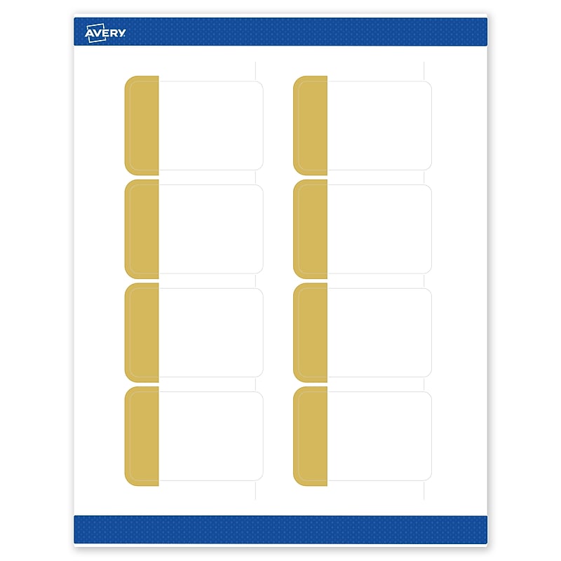 Avery Laser/Inkjet Rectangle Multipurpose Labels, 2" x 3", White, 80/Pack (S00DJK) image 1