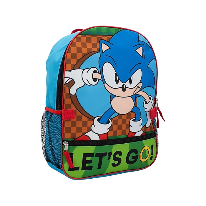 Amazon.com: Sonic The Hedgehog Boys Backpack Set | Kids 4