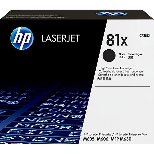 HP 81X 黒(大容量)トナーカートリッジ CF281X Amazon | 日本HP 81X 黒(大容量)トナーカートリッジ CF281X | HP