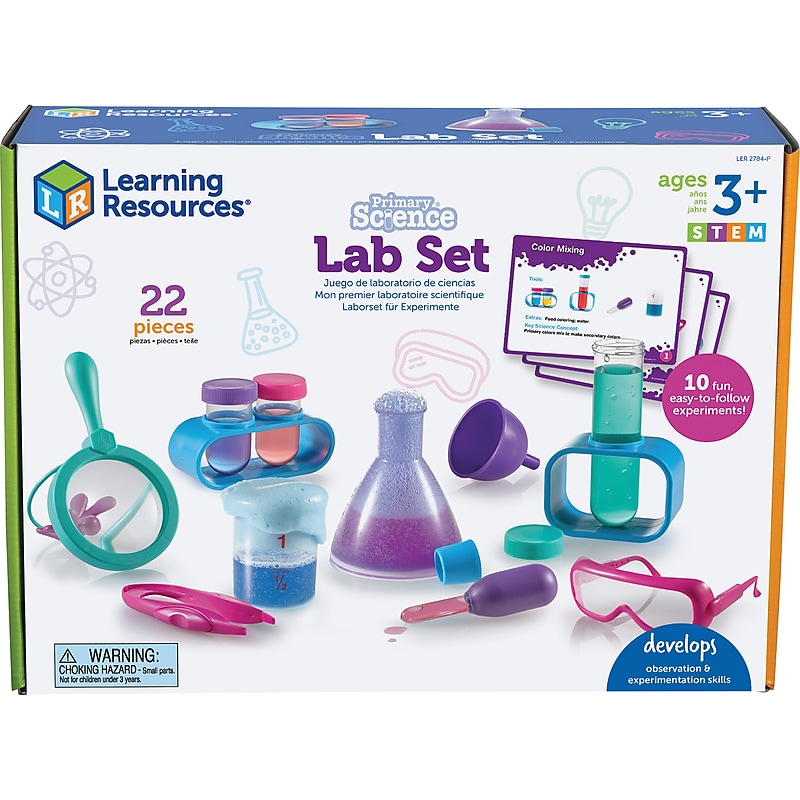 Learning Resources Primary Alt Color Science Lab Set (LER2784-P) image 1