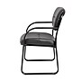 Boss Leather Guest Chair, Black (B9529)~#|#~63B7572D-B617-4A69-A6BD69246547324D_sc7