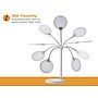 Bostitch LED Desk Lamp, 13.78", White (LED2107-WHT)~#|#~63B9FEF6-CEF5-4662-AD8445160379B72C_sc7