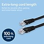 Philips 100' CAT-6 Ethernet Cable, Male to Male, Black (SWR3433B/37)~#|#~63BAE027-323F-4E45-8048336BC06F98A8_sc7