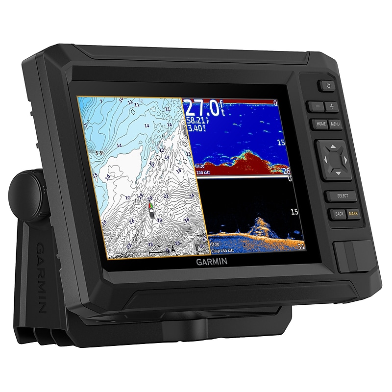 Garmin ECHOMAP UHD2 73cv 7" Chartplotter with GT20-TM Transducer & Garmin Navionics+ Inland Mapping, Black (010-02594-51) image 1