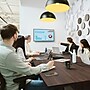 Bush Business Furniture 120W x 48D Boat Shaped Conference Table with Wood Base, Black Walnut (99TB12048BWK)~#|#~63BE8311-49E7-41DD-89BC2D5021014C68_sc7