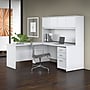 Bush Business Furniture Studio C 72"W L Shaped Desk with Hutch, Mobile File Cabinet and Return, White (STC006WH)~#|#~63BF2A3D-5622-4A7F-B239EBC28E6CD15D_sc7