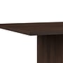 Bush Business Furniture 96W x 42D Boat Shaped Conference Table with Wood Base, Black Walnut (99TB9642BWK)~#|#~63C02C8C-0F04-4700-9036BFA539C5370D_sc7