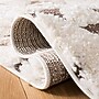 Safavieh Moroccan Tassel Shag Collection 3' x 5' Rectangle Indoor Area Rug, Machine Made, Ivory/Brown (MTS688A-3)~#|#~63C065D9-5803-4F66-95F1D30E360AB6C9_sc7