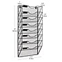 Mind Reader Front Loading Letter Tray, Black (WIREM8-BLK)~#|#~63C110A4-B72C-4958-924BC7874120A5C9_sc7