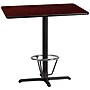 Flash Furniture Laminate Table Top with X-Base, 30" x 42", Mahogany (XUMA3042T230B3F)~#|#~63C4EE02-2327-4822-A3F465F614912D27_sc7