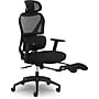 Sharper Image S-850 Heated Ergonomic Mesh Swivel Executive Massage Chair, Black (60106-BLK)~#|#~63C8BB07-9C82-4F44-B2F78A204CCC76D0_sc7