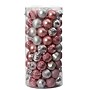 Nearly Natural Holiday Shatterproof Pink Christmas Tree Ornament Set, 60mm, 101/Set (D1002-PK)~#|#~63CDE7C2-39B2-4962-A8FE1E8B3DF721C8_sc7
