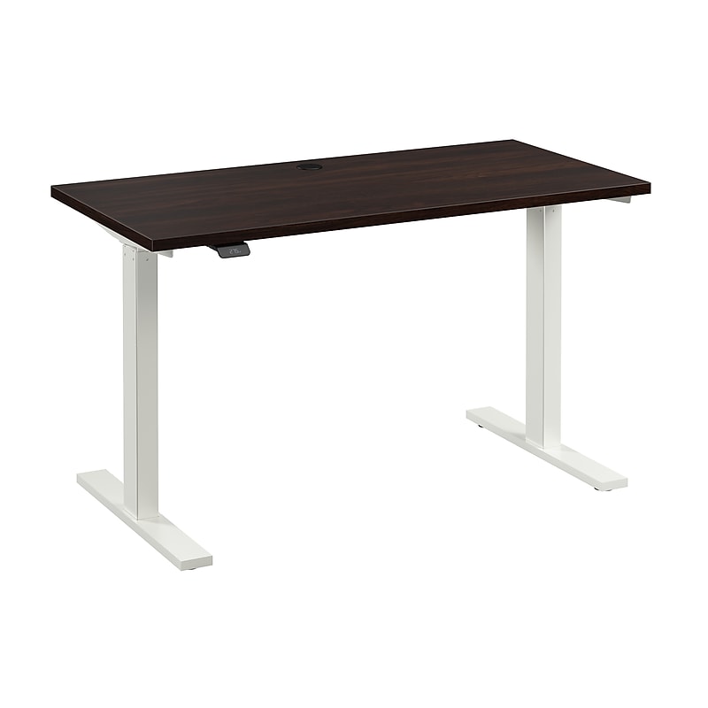 Bush Business Furniture Move 60 Series 48"W Electric Adjustable Standing Desk, Black Walnut (M6S4824BWWK) image 1