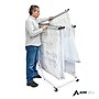 AdirOffice Metal Mobile File Cart with Lockable Wheels, White (613-WHI-KIT1)~#|#~63D157C7-35A3-46D8-AED159C0E17D9FBB_sc7