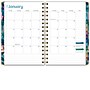 2026 Global Printed Products 5.5" x 8" Weekly & Monthly Planner, Paperboard Cover, Teal Floral (FSHN-CY26-58-17)~#|#~63D165BB-A49C-484F-ADBC3016AF3A6CCA_sc7