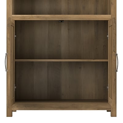 Knoxville Tall 5 Shelf Bookcase with Doors - Thumbnail 2