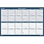 2026-2027 House of Doolittle 37" x 24" Monthly Dry Erase Wall Calendar, Reversible, Blue (3964-26)~#|#~63D210CC-2104-4939-B5853F7BCF94801F_sc7