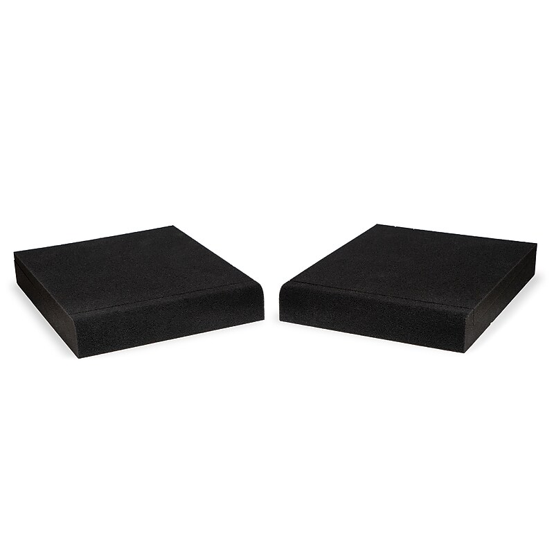 Fluance High Density Acoustic Foam Isolation Pads for Bookshelf Speakers, 8.5" x 6.35", 2/Pair (SP03) image 1