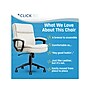 Click365 Transform 2.0 Ergonomic Bonded Leather Swivel Desk Chair, White (CCHR10007C)~#|#~63D73840-0E8C-419A-8A8108D15E0D290E_sc7