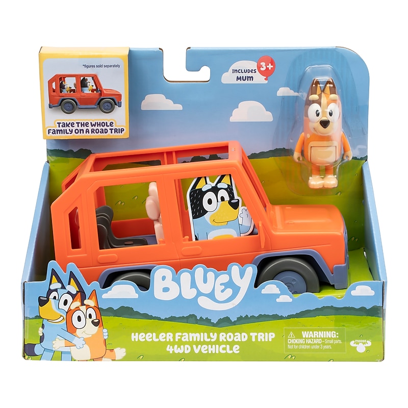 Bluey Series 11: Heeler Family Road Trip 4WD Vehicle (17661-4) image 1