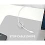 Function101 Desk Mat Pro + 2 Magnetic Cable Block Managers, 31" x 16", Gray (F101-DMPG2)~#|#~63DC36E3-3C5E-4BF0-BA38628070EB4F5E_sc7