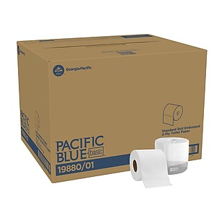 Pacific Blue Basic C-Fold Paper Towels, 1-ply, 240 Sheets/Pack, 10