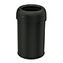 simplehuman Commercial Bullet Steel Trash Can with Open Lid, 30 Gallon, Matte Black (CW1493)~#|#~63E0034F-21AC-438F-884148424B4ABAD1_sc7