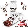 Crayola Bulk Markers, Conical Tip, Brown, 12/Pack, 3 Packs/Bundle (BIN587700007-3)~#|#~63E25726-7624-4F00-91144C87CEFD9DA9_sc7