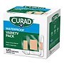 Curad Variety Pack Waterproof Adhesive Bandages, Assorted Sizes, Clear, 120 Bandages/Box, 24/Carton (CURVPACK8)~#|#~63e34421-812c-46d0-9fbcf6b615a57ac6_sc7
