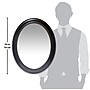 Infinity Instruments Sonore Decorative Wall Mirror, Black Plastic, 30" (15370BK)~#|#~63E9DF1B-AC5F-43AC-BAF1CBCEB97B8BCF_sc7