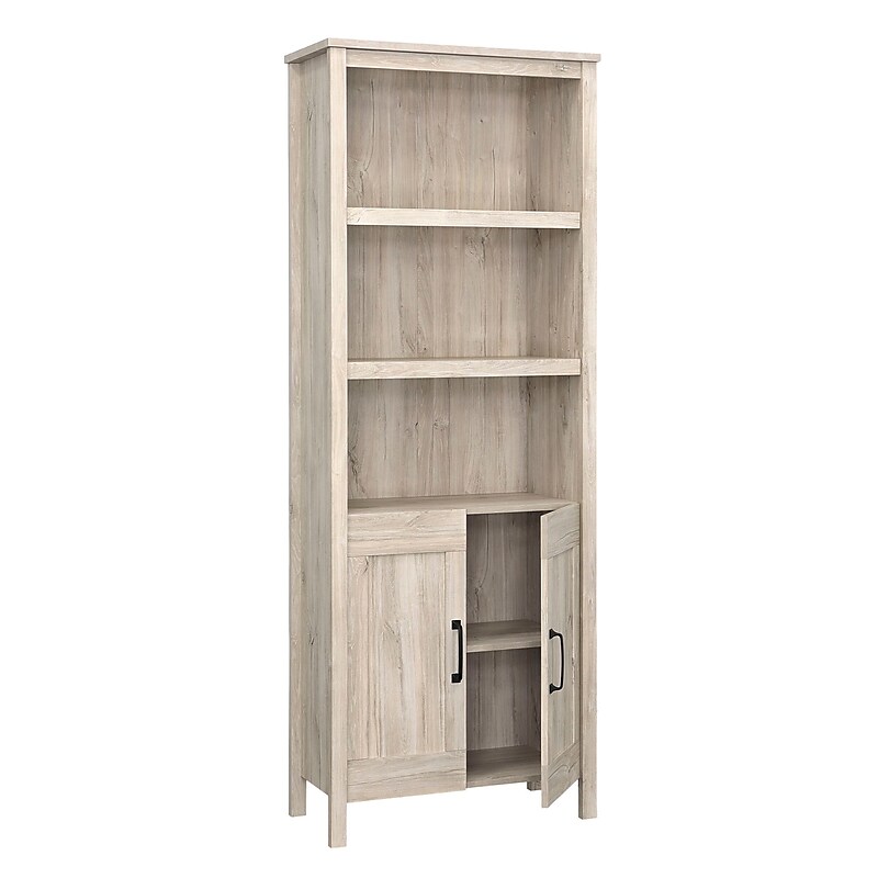 Sauder Select 72"H 5-Shelf Bookcase, Chalk Oak (434879) image 1